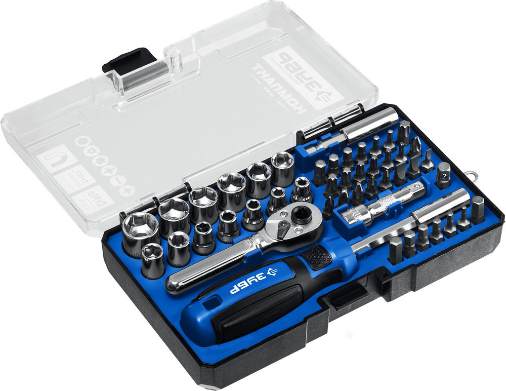 Отвертка-битодержатель с насадками Компакт-47, 47 шт ЗУБР Профессионал 25283-H47_z01