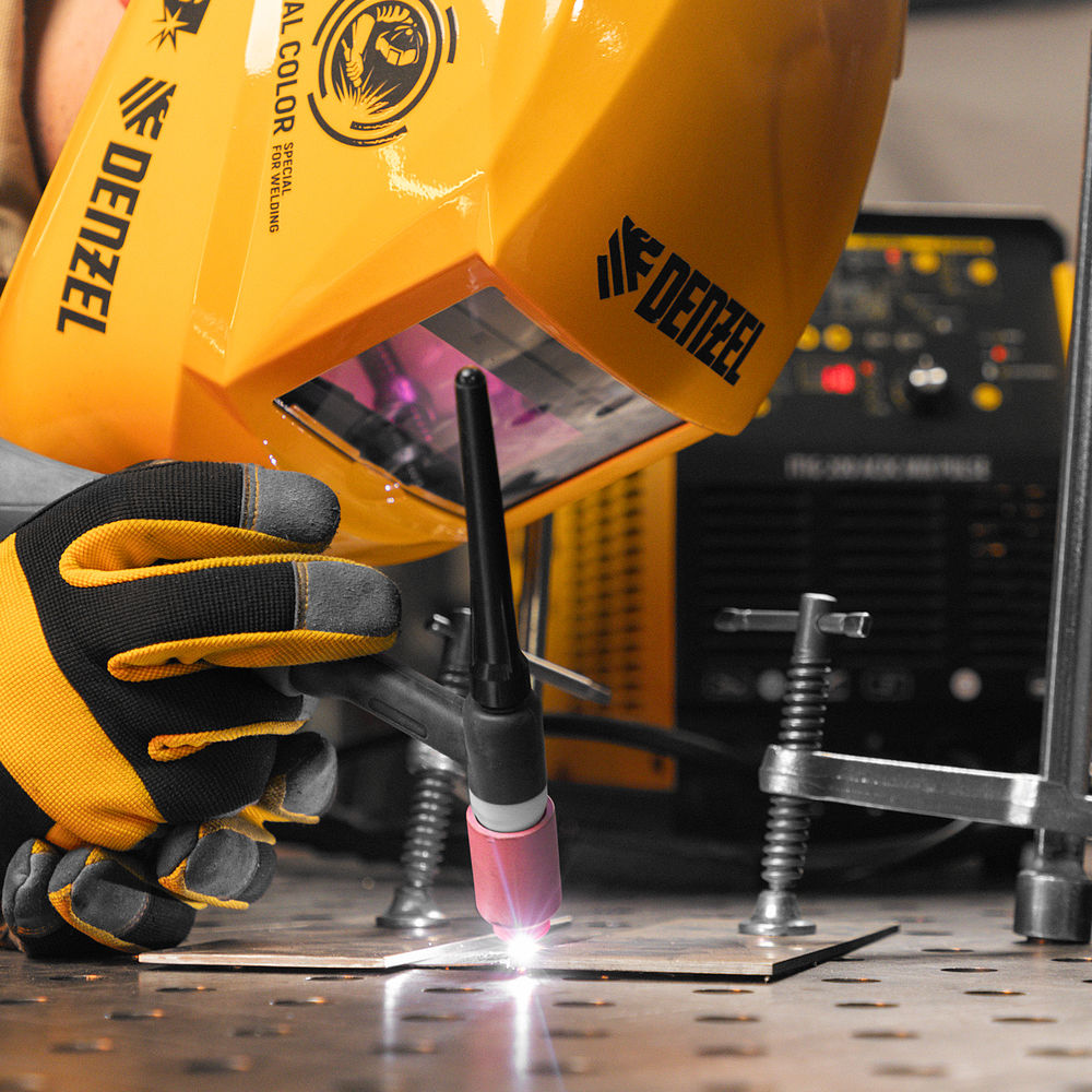 Аппарат инвертор. аргонодуговой сварки ITIG-200 ACDC Mix Pulse, 200 А, ПВ 60% Denzel (94319)