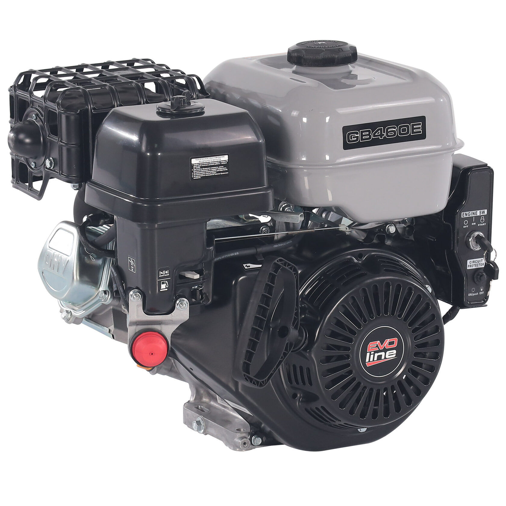 Двигатель бензиновый EVOline GB 460 E (произведено Zongshen)