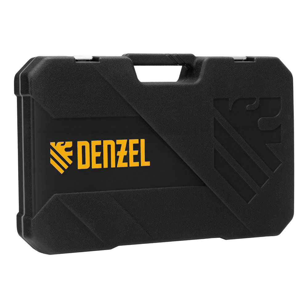 Набор инструментов, 1/2, 1/4, CrV, S2, пластиковый кейс, 100 предметов Denzel