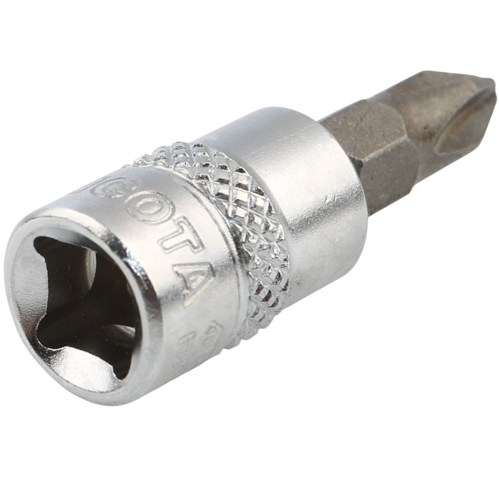 Головка со вставкой, 1/4, PH2, 37 мм, Licota, H2PH2