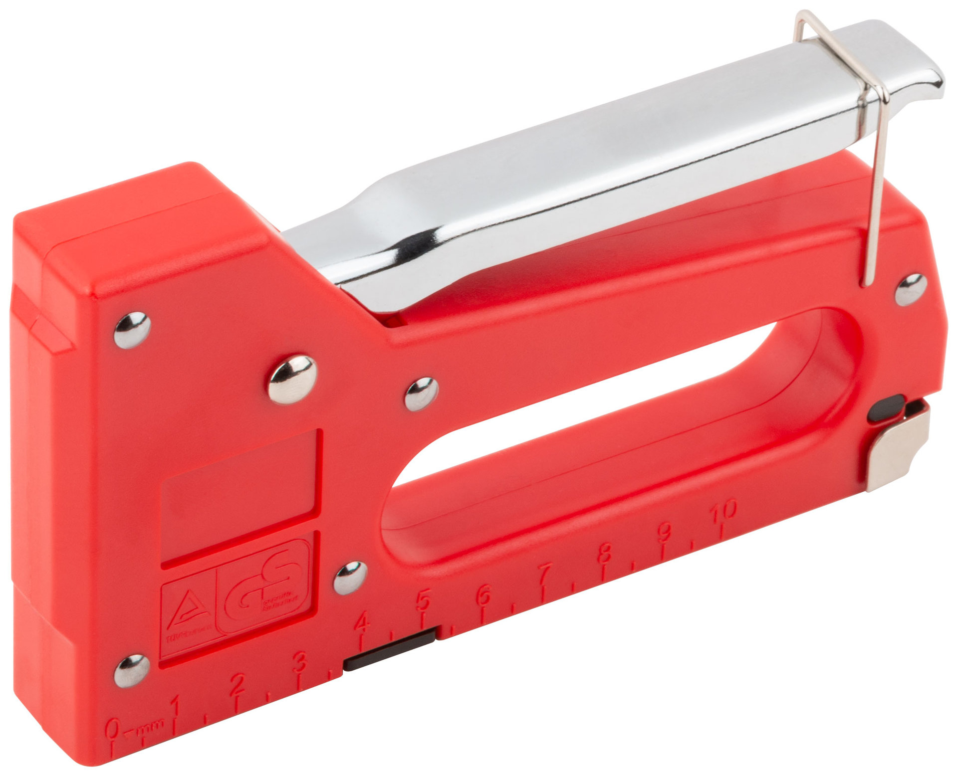 Степлер для узких скоб тип 53 4-8 мм, пластиковый корпус (32081)