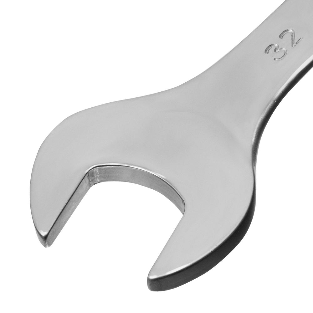 Ключ комбинированный, 32 мм, CrV, матовый хром Matrix