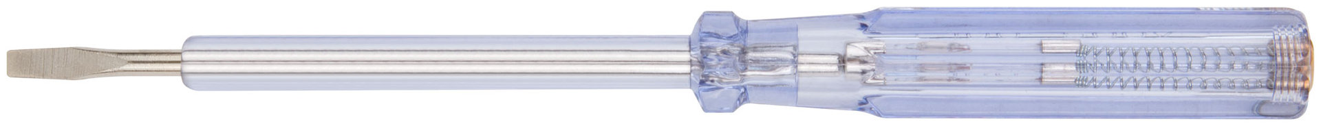 Отвертка индикаторная, белая ручка, 100-500 В, 190 мм (56529)