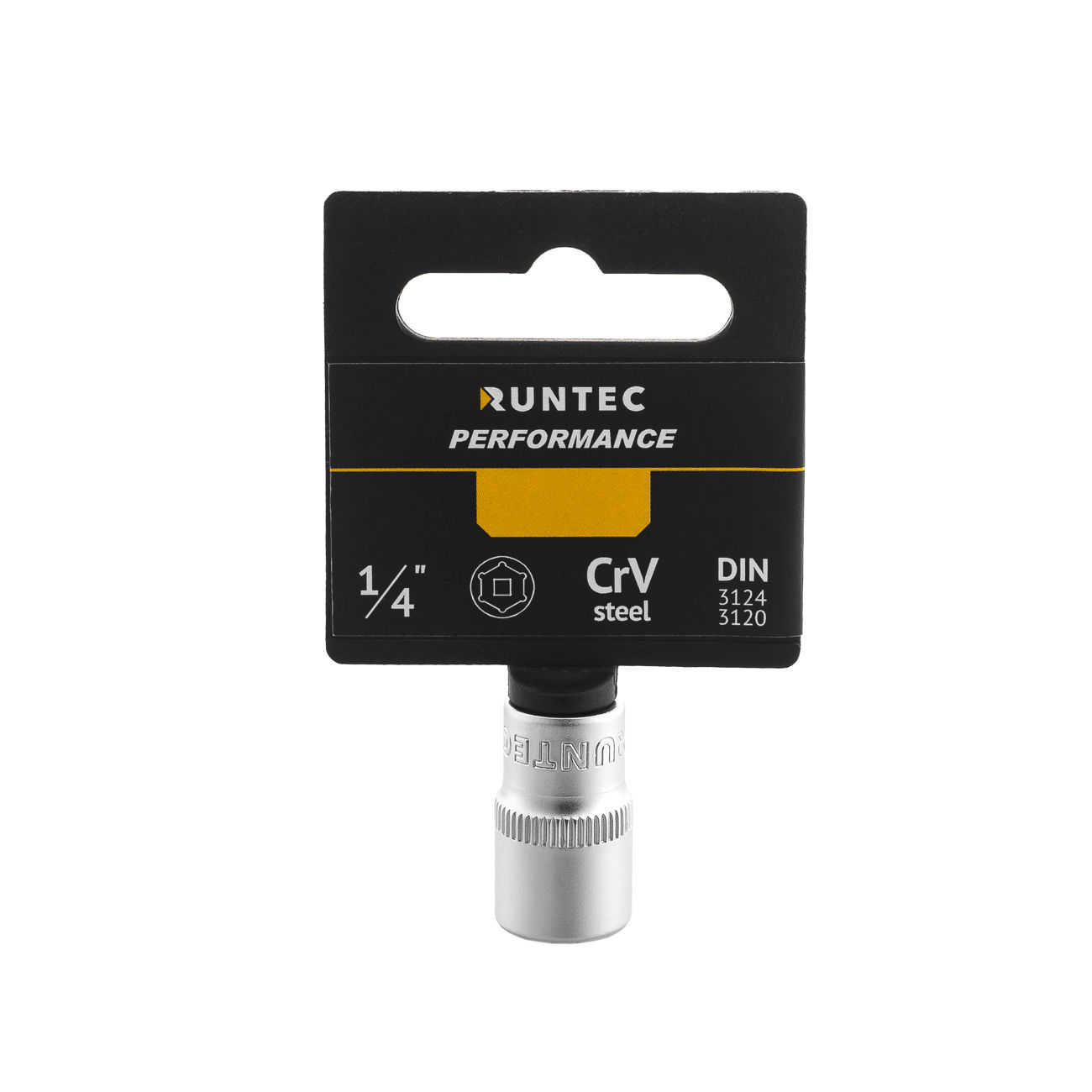RUNTEC RT-H14S9 Головка торцевая RUNTEC CrV, 6PT, 1/4, 9 мм (RT-H14S9)