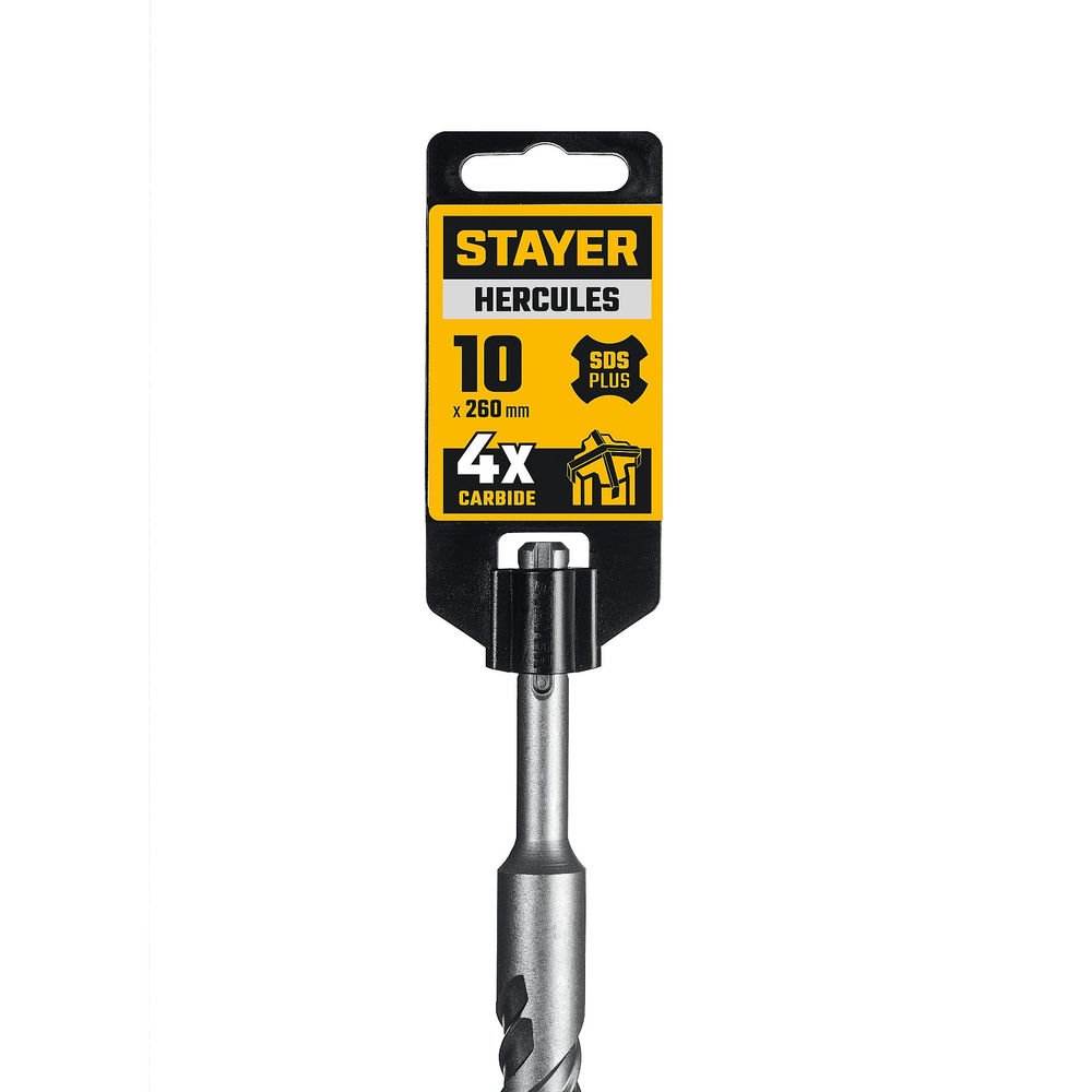 Бур SDS-plus HERCULES-4Х 10x260 мм STAYER 29290-260-10