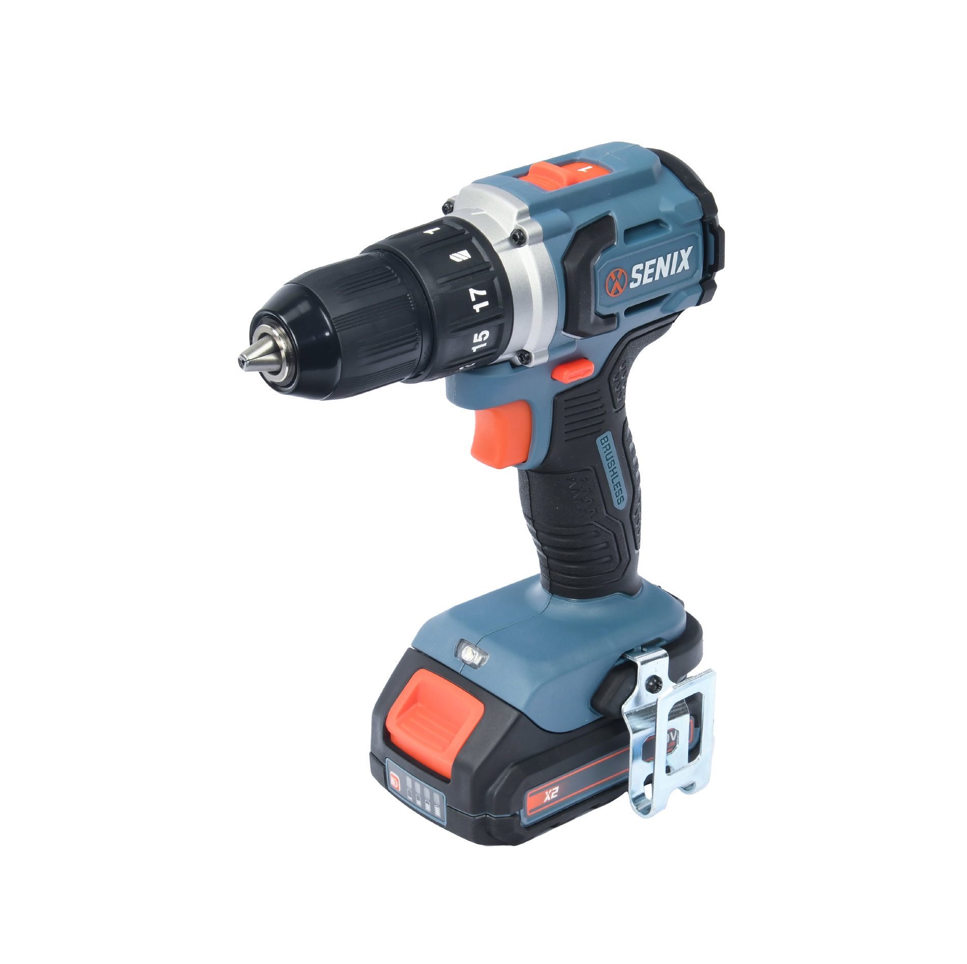 Дрель-шуруповерт, 60 Нм, без АКБ и ЗУ X2 20В