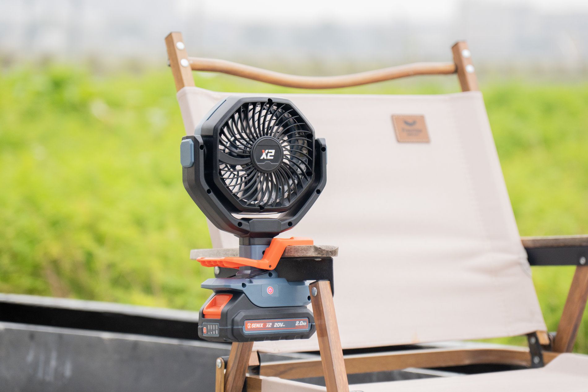 Вентилятор аккумуляторный, без АКБ и ЗУ X2 20В