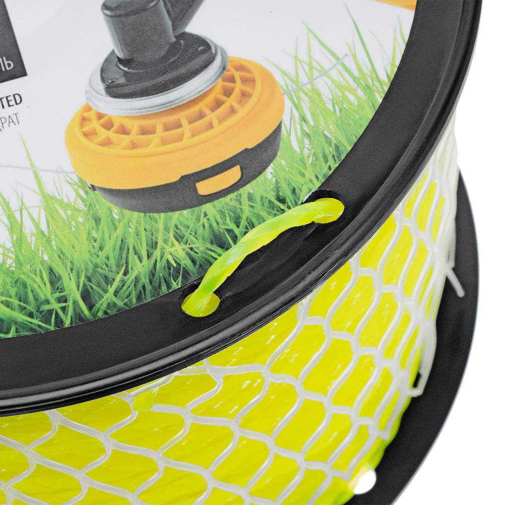 Леска для триммера витой квадрат, 3,0мм х 163м, на DIN катушке FLEX CORD Denzel (96802)