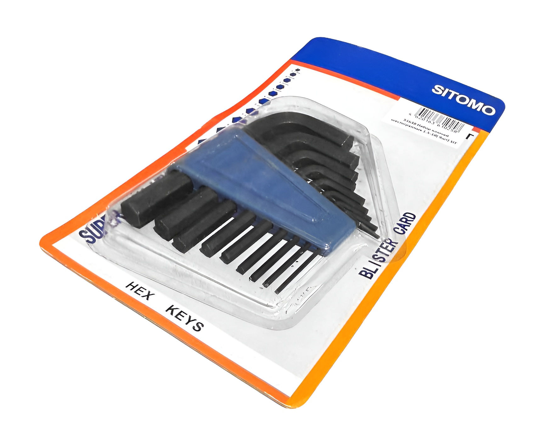 Набор ключей шестигранных изогнутых (9 шт) 1.5-10 SITOMO