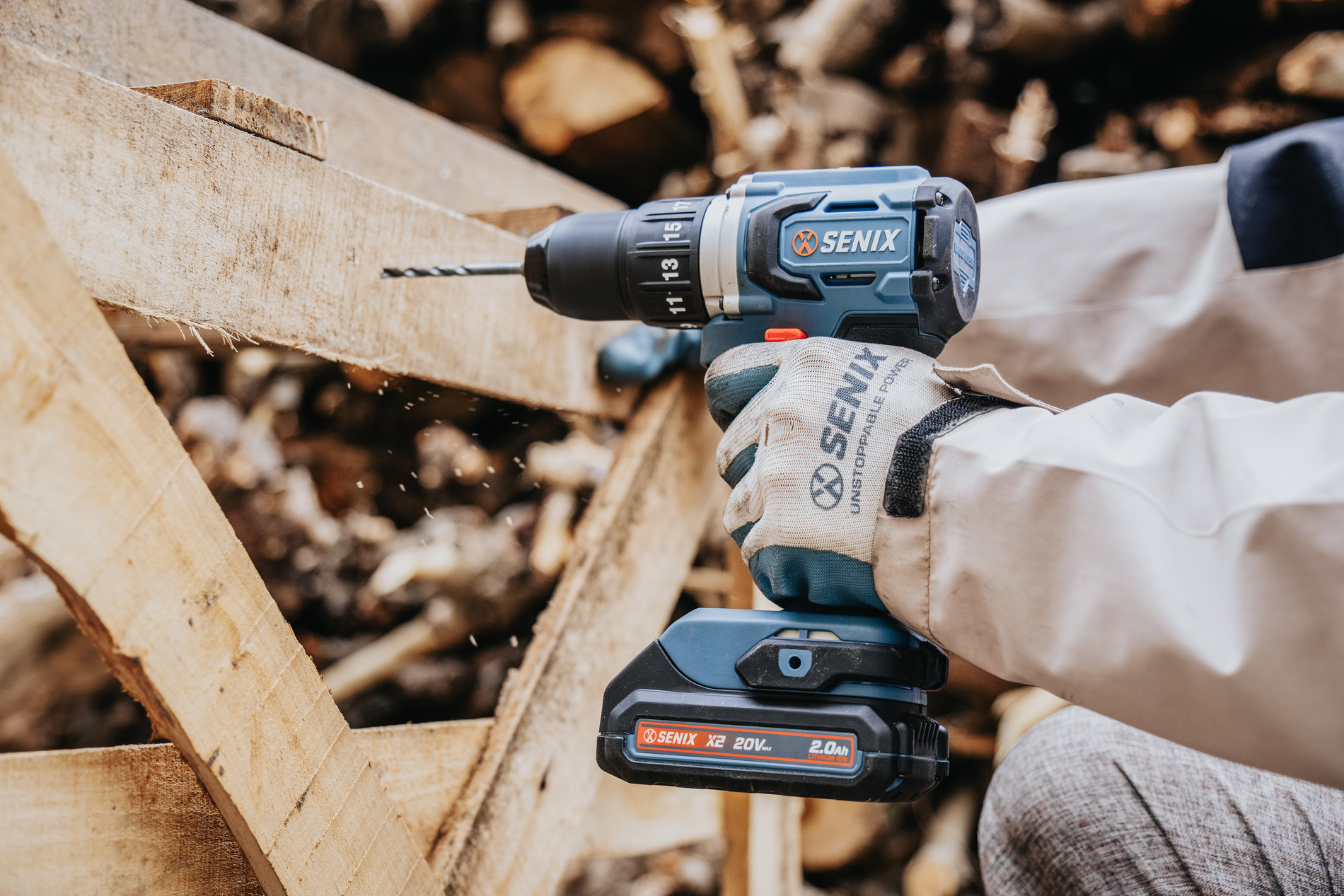 Дрель-шуруповерт, 60 Нм, без АКБ и ЗУ X2 20В