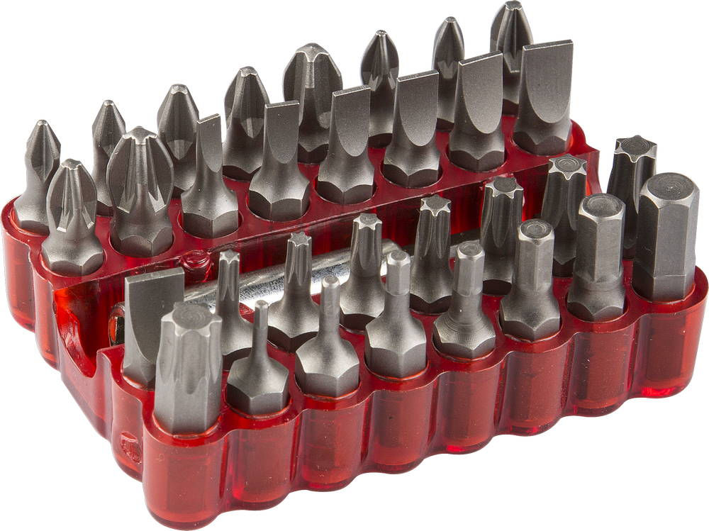 Набор бит с магнитным адаптером 33 шт ЗУБР 26045-H33  