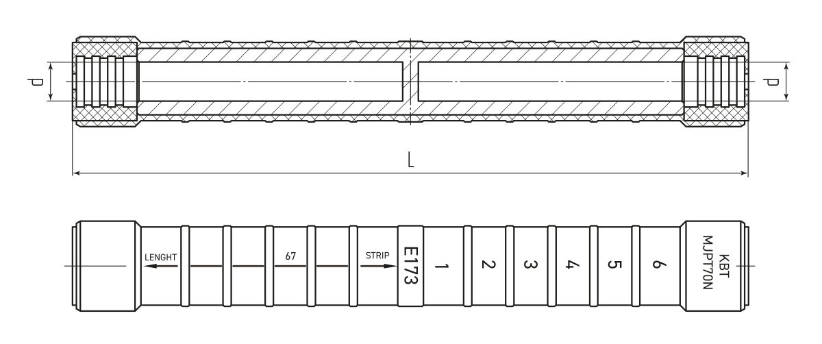 Гильза изолированная герметичная ГИН (MJPT) 95N (КВТ) (103158)