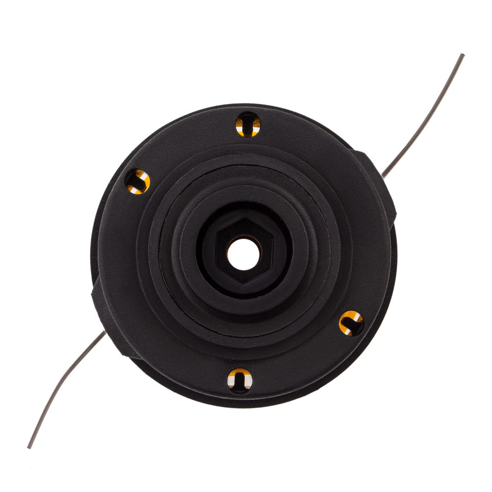 Катушка триммерная полуавтомат, шестигранник HEX х 15/6, болт М6 правый, М8 правый, М8 левый Denzel (96365)