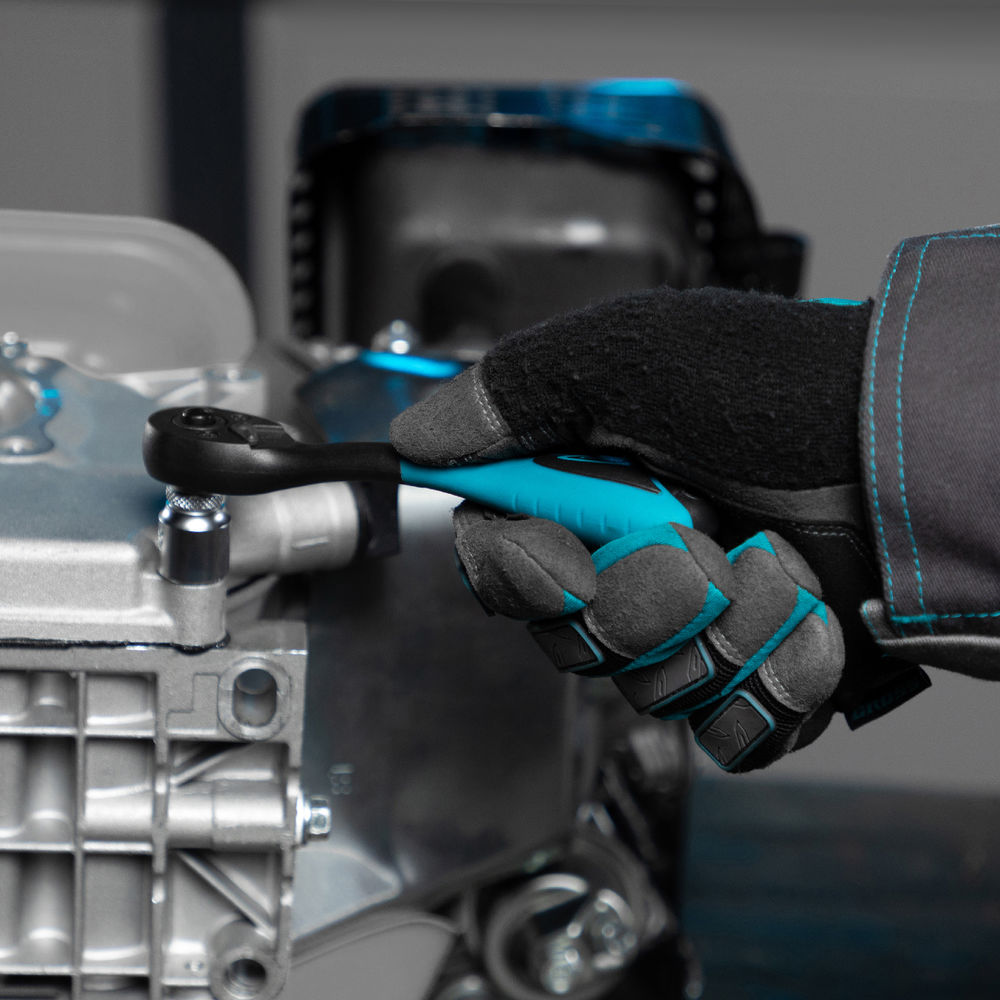 Ключ-трещотка 1/4, CrV, 72 зуба, с быстрым сбросом Gross