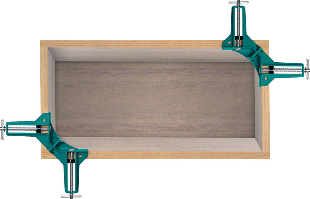 Угловая струбцина HCC-80, глубина зажима 73 мм KRAFTOOL 32203