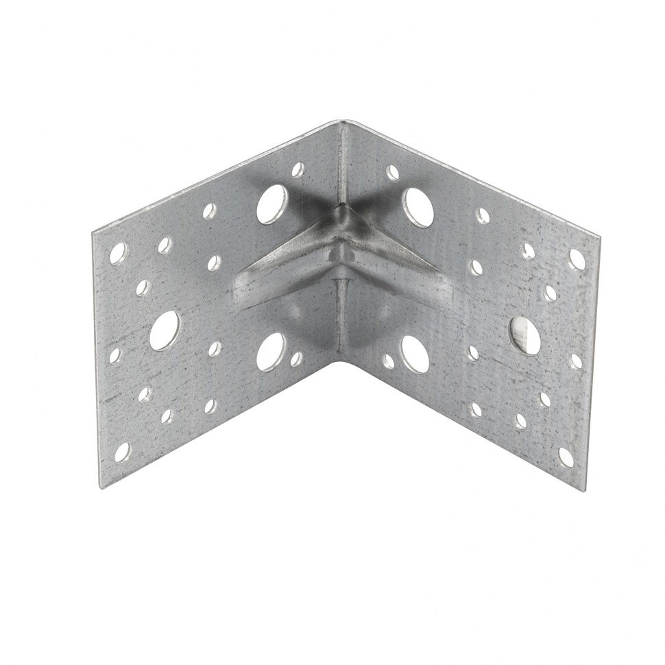 Крепежный уголок усиленный 1.7 мм, KUU 105 x 105 x 90 мм Сибртех (46413)