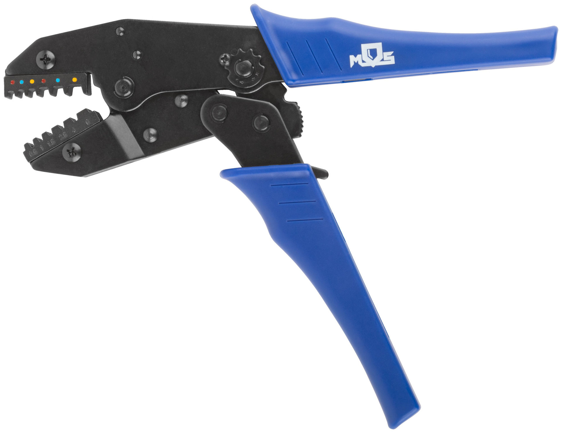 Пресс-клещи (кримпер) для обжима наконечников электропроводов с сечением 0,5-6 мм (60066М)