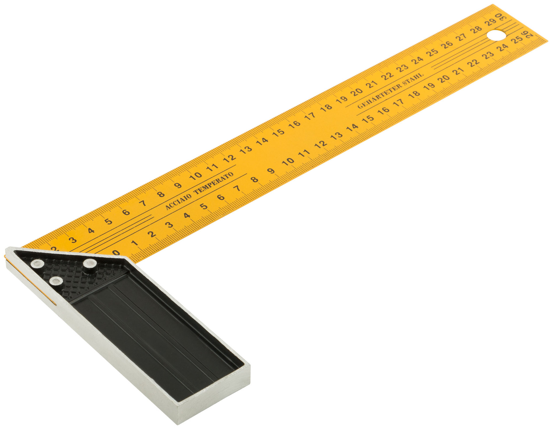 Угольник столярный желтый усиленный 300 мм (19430)