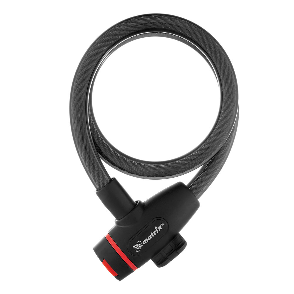 Замок тросовый универсальный, 12 х 650 мм Matrix (91834)
