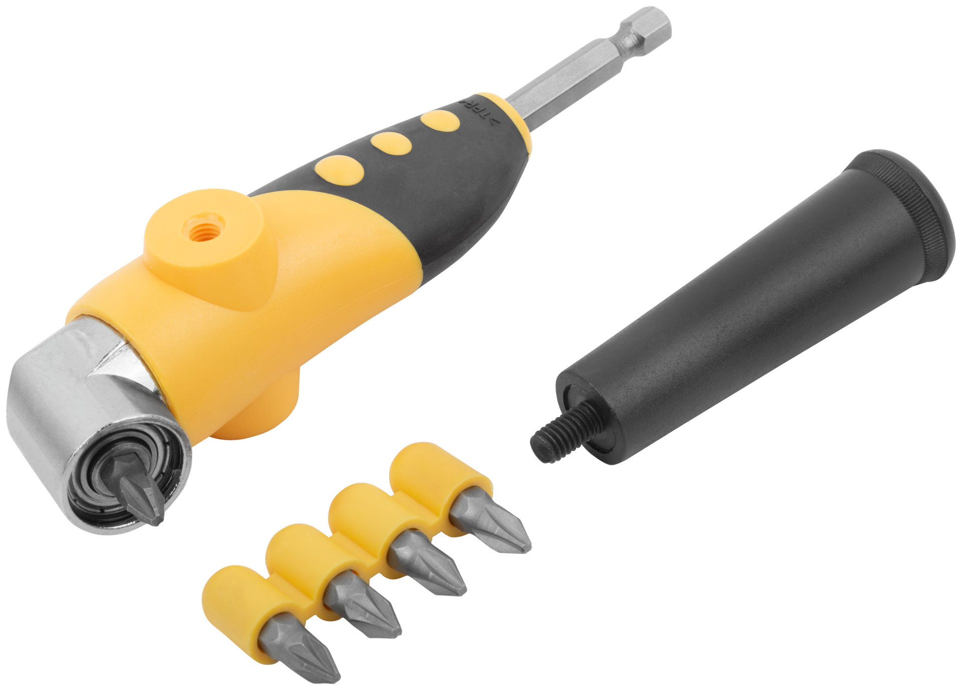 Адаптер угловой металлический прорезиненный 105 градусов (37853)