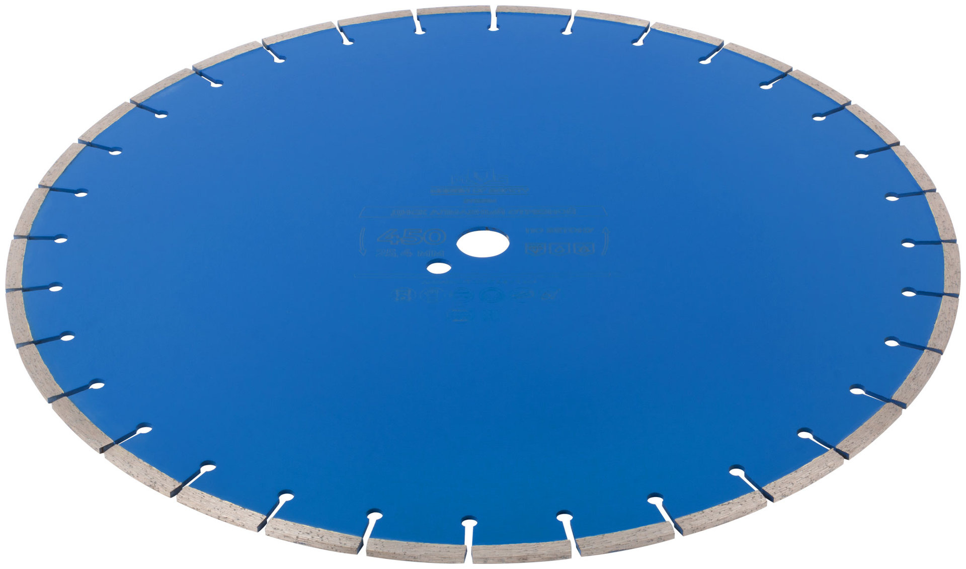 Диск отрезной алмазный по бетону, 450 х 3.6 х 7 х 25.4 мм (37333М)