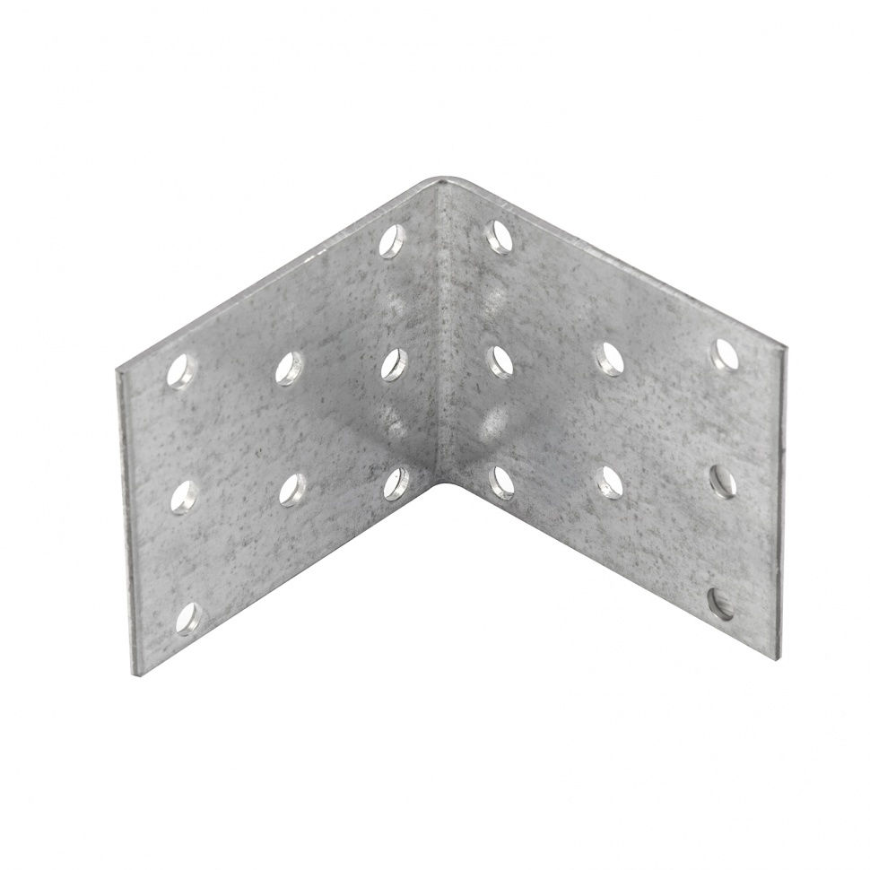 Крепежный уголок равносторонний 2 мм, KUR 60 x 60 x 50 мм Сибртех (46420)
