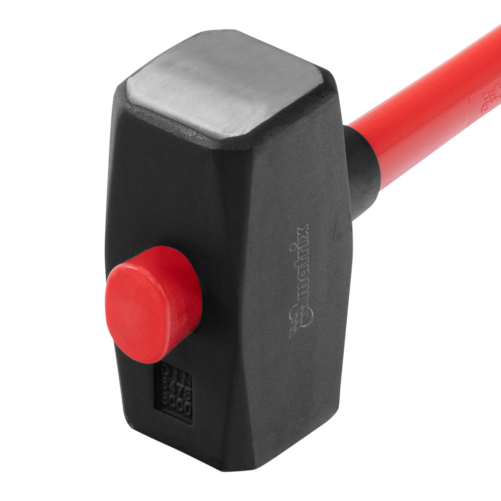 Кувалда, 8000 г, фибергласовая обрезиненная рукоятка Matrix