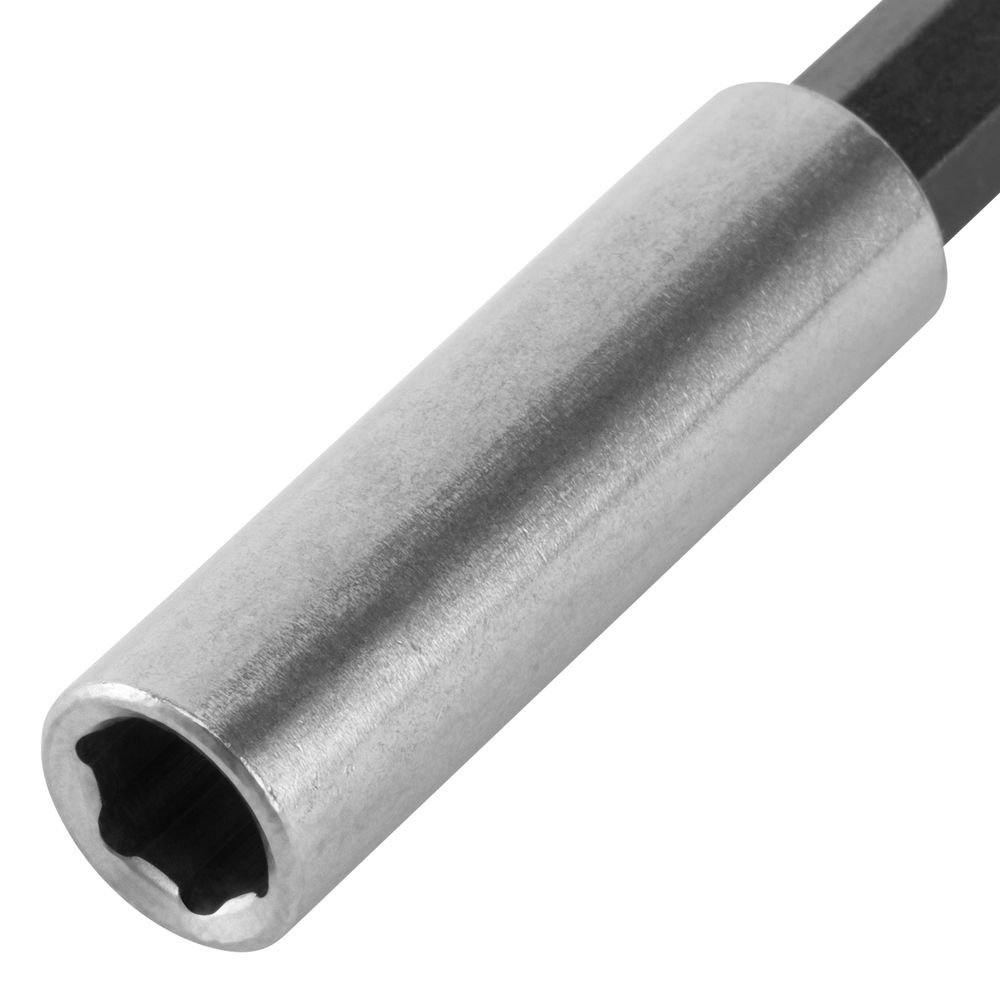 Набор бит, магнитный адаптер для бит, сталь 45Х, 7 предметов, пластиковый кейс Matrix (11392)