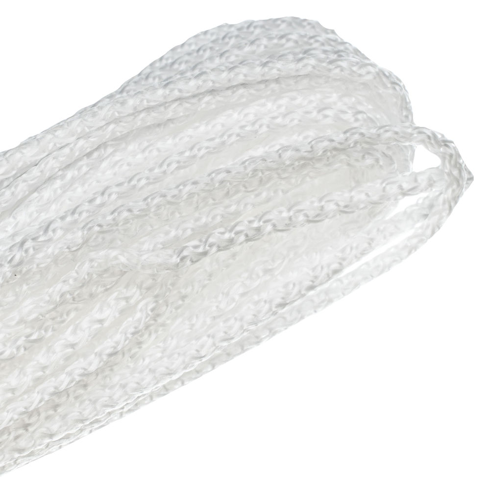 Шнур вязаный полипропиленовый с серд. белый, 3 мм, L 20 м, Сибртех (93956)