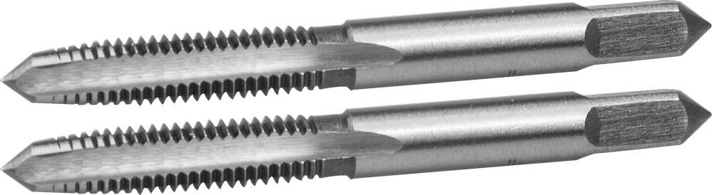 Комплект ручных метчиков сталь 9ХС ЗУБР М6 x 1.0 мм 4-28006-06-1.0-H2