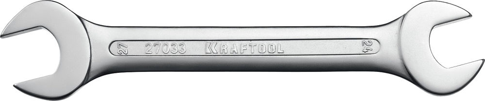 Ключ гаечный рожковый 24 х 27 мм KRAFTOOL 27033-24-27