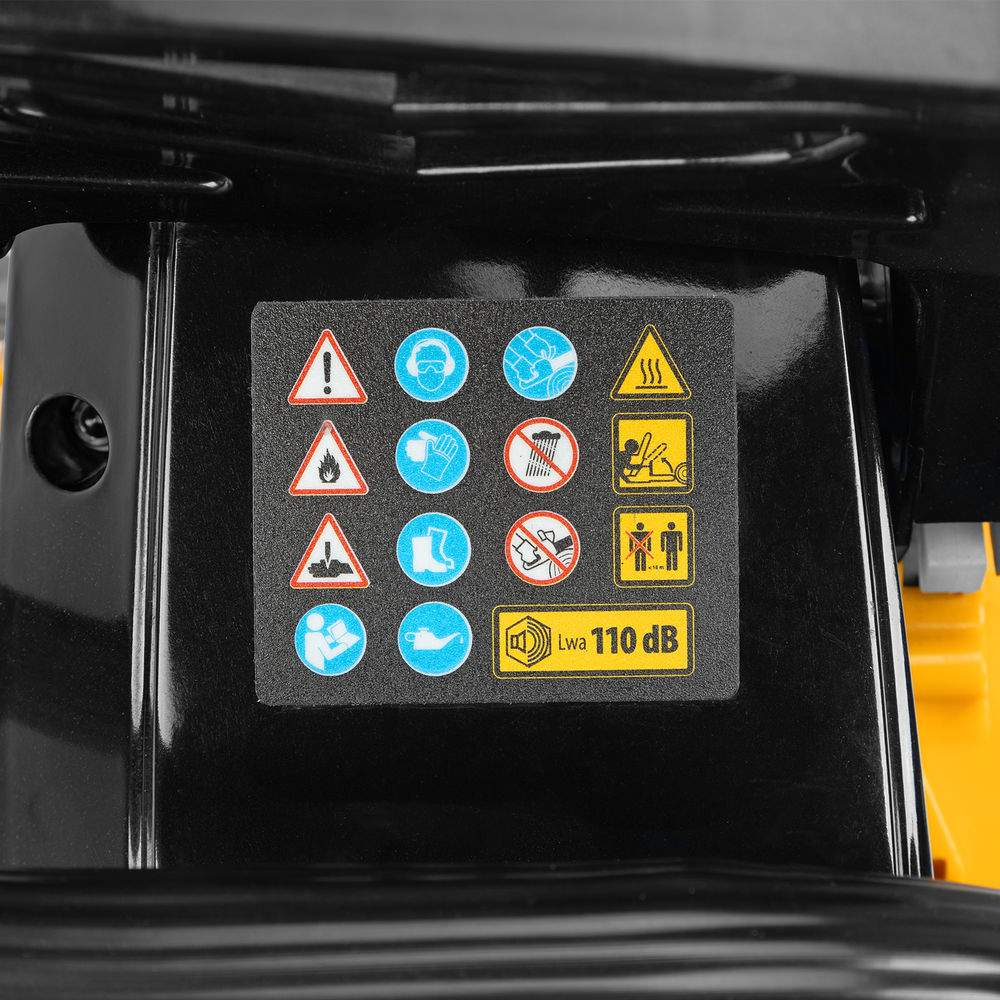 Пила цепная бензиновая DGS-5820, шина 50 см, 58 см3, 4.1 л.с, шаг 0.325, паз 1.5 мм, 76 звеньев Denzel (95235)