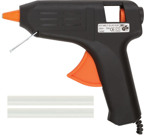 Пистолет клеевой 7 мм, 10 Вт ( 30 Вт ) (14330)