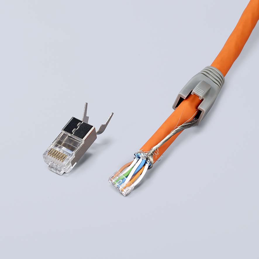 Пресс-клещи для штекеров RJ 45 3-в-1, кол-во гнёзд: 1, 8-пин 8P8C, резка и зачистка кабеля, 190 мм (KN-975113)