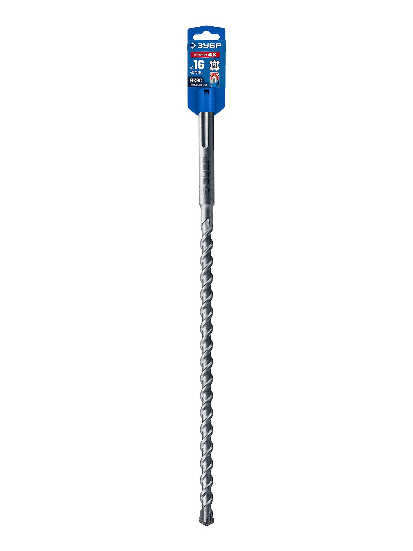 Бур SDS-max 16 х 410/540 мм ПРОФИ-4Х Профессионал ЗУБР 29350-410-16_z03