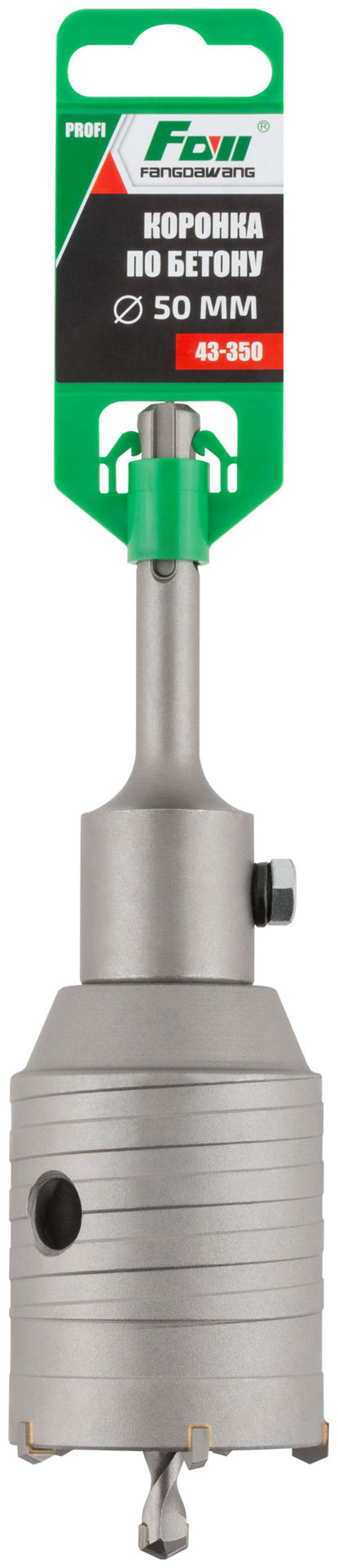 Коронка по бетону FDW, SDS-Plus, хвостовик 100 мм, 50 мм (43-350)