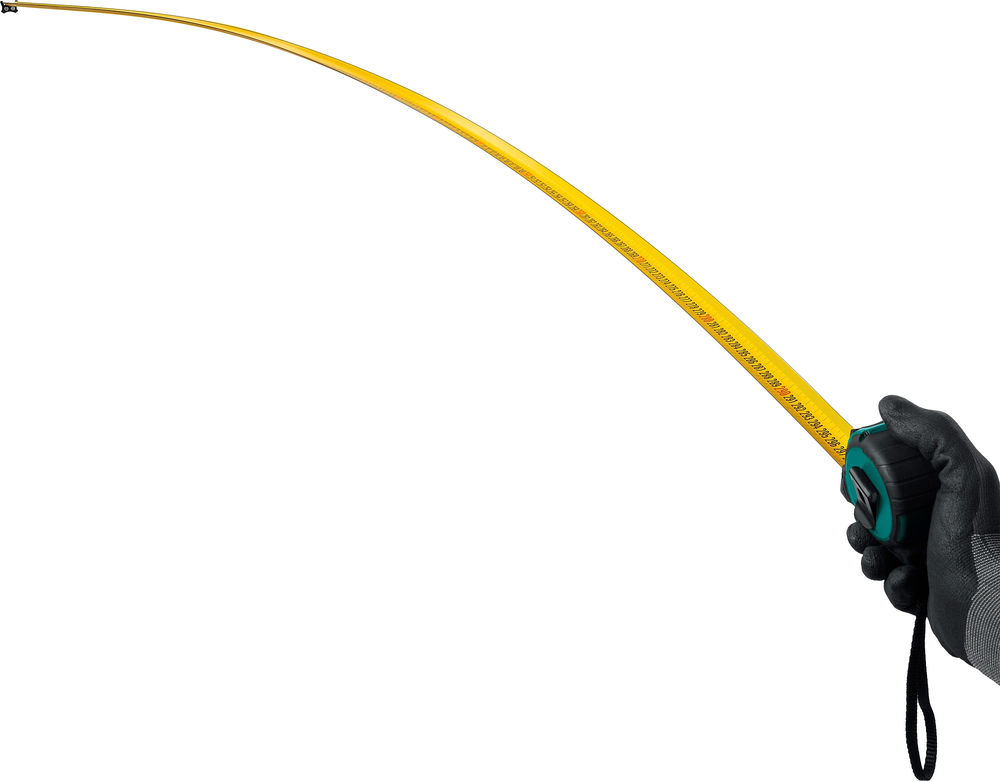 Рулетка 10 м х 32 мм со сверх широким полотном Extrem KRAFTOOL 34127-10