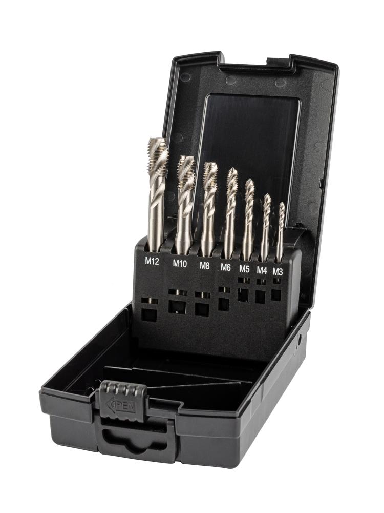 Набор метчиков машинных 35° RSP HSS, DIN 371/376, 7 пр., M3-M12 (ZA-10366)