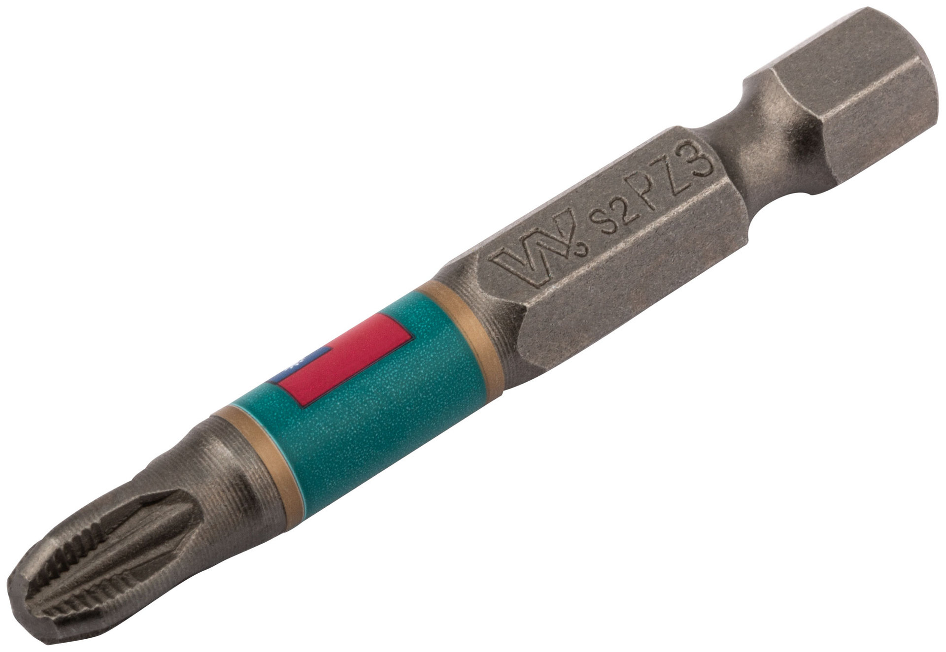 Биты WP, сталь S2, с насечкой, Профи, 50 мм PZ3, 10 шт. (57598)