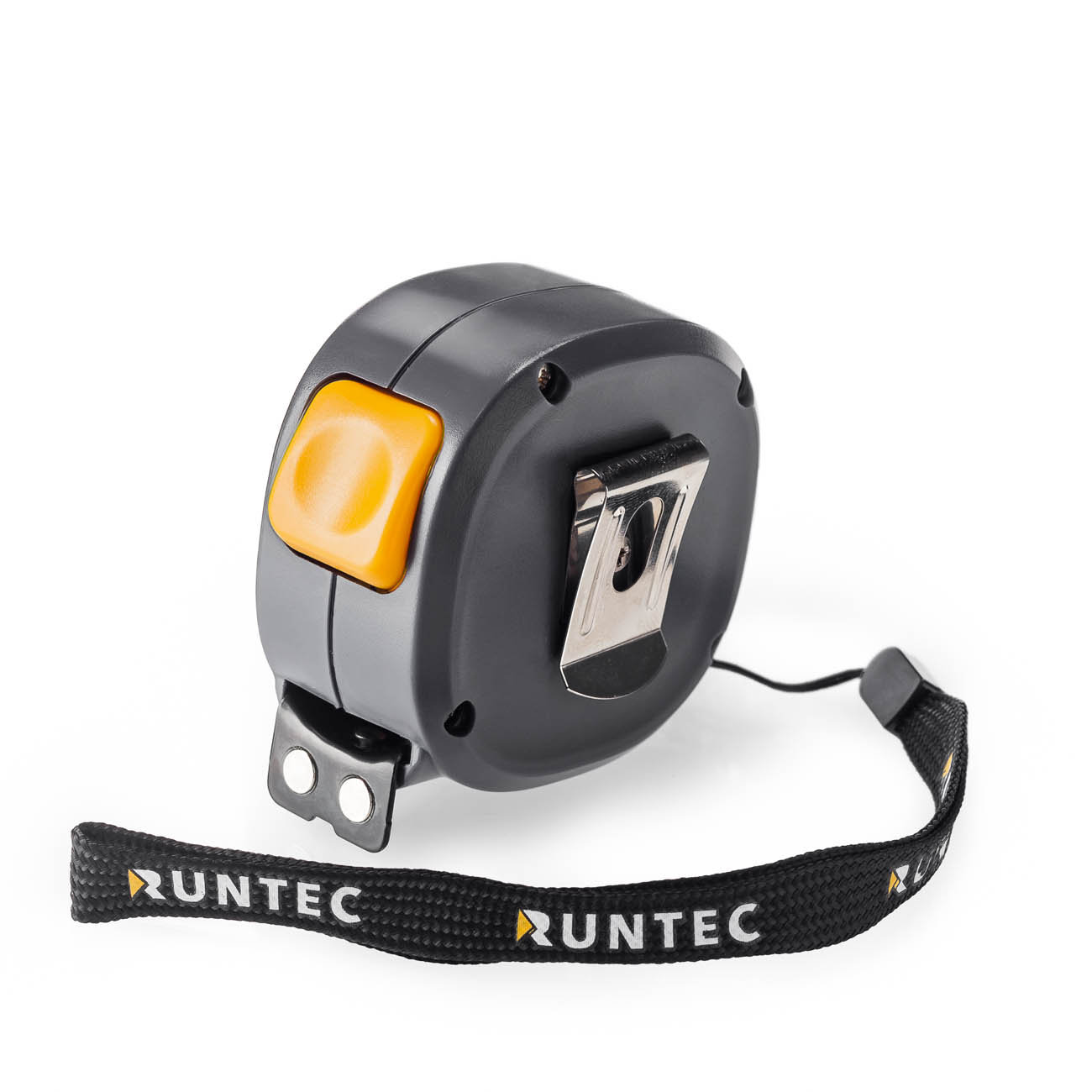 RUNTEC RT-MIT5CG Рулетка измерительная RUNTEC 5м x 25мм компактный корпус, трещоточный автостоп, двусторонняя шкала, нейлоновое покрытие (RT-MIT5CG)
