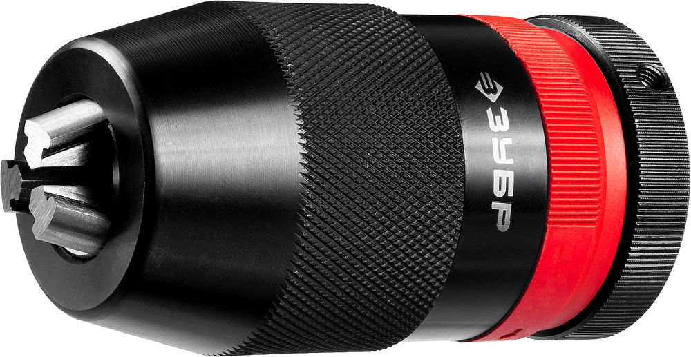 Патрон быстрозажимной высокоточный d 0–16 мм с фиксирующим кольцом для станков ЗУБР Профессионал 29088-16_z01