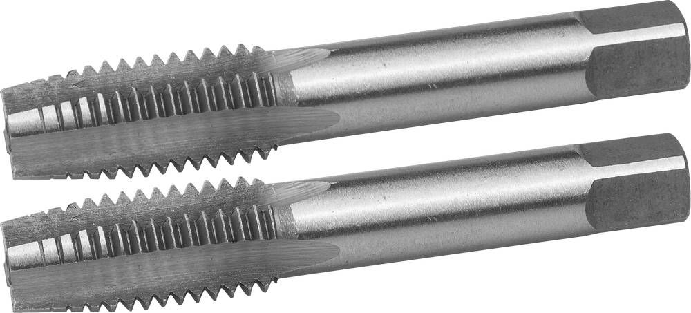 Комплект ручных метчиков сталь 9ХС ЗУБР М14 x 2.0 мм 4-28006-14-2.0-H2