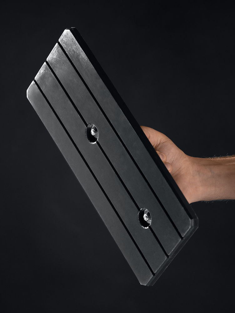 Плиточный молоток (прижим) TILE BEATER, 355х146 мм, обрезиненный со стальным сердечником KRAFTOOL 33261