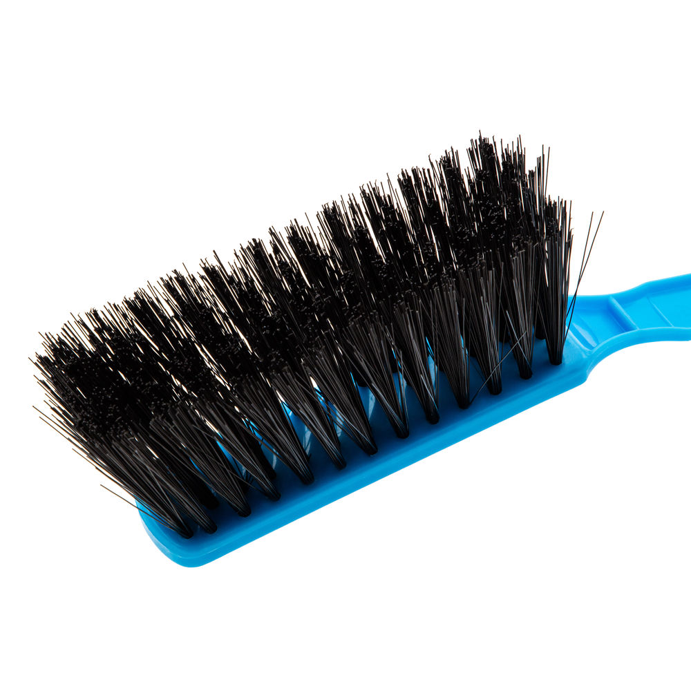 Набор: совок с кромкой 330 x 225 мм и щетка-сметка 285 мм, голубой, Home Palisad (933105)