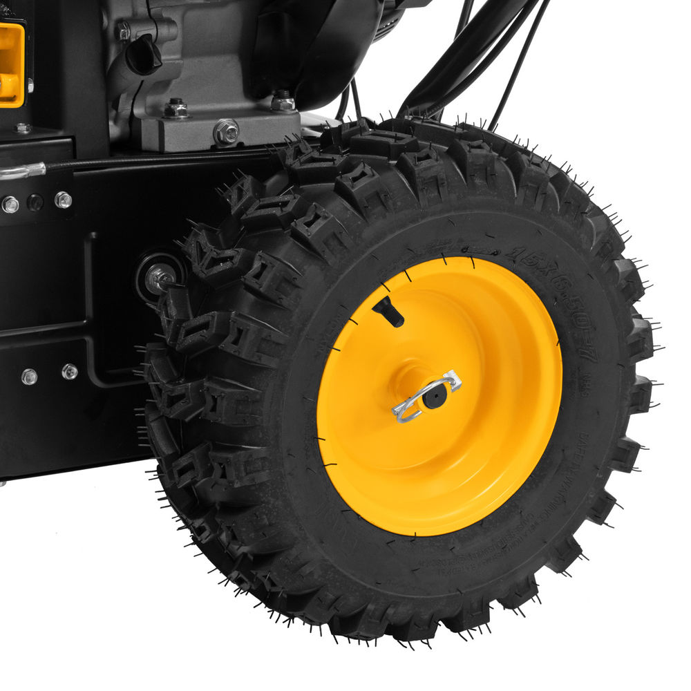 Бензиновая снегоуборочная машина SBL 711D PRO, 302cc, эл.старт, фара, обогрев, блок. дифф. Denzel (97655)