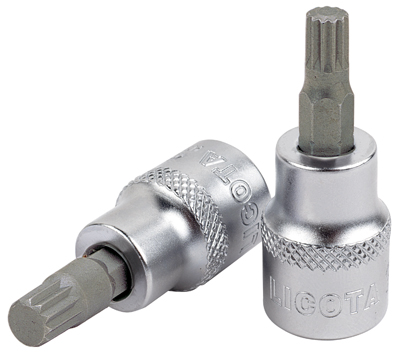 Головка торцевая с вставкой spline M14 L=100 мм 1/2 Licota H4RM14A