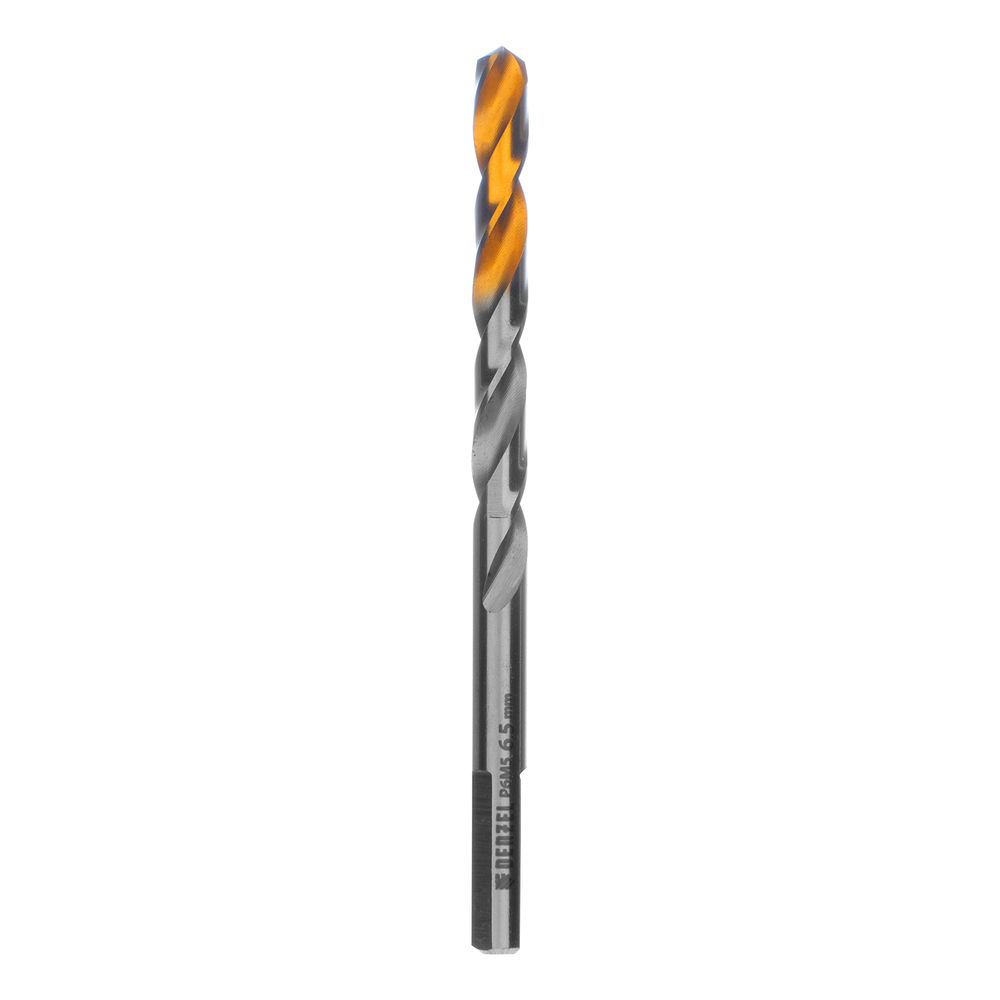 Сверло спиральное по металлу 6,5 x 100 мм, Р6М5, Golden Tip Denzel (718236)