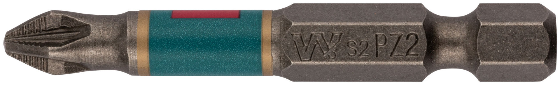 Биты WP, сталь S2, с насечкой, Профи, 50 мм PZ2, 10 шт. (57597)