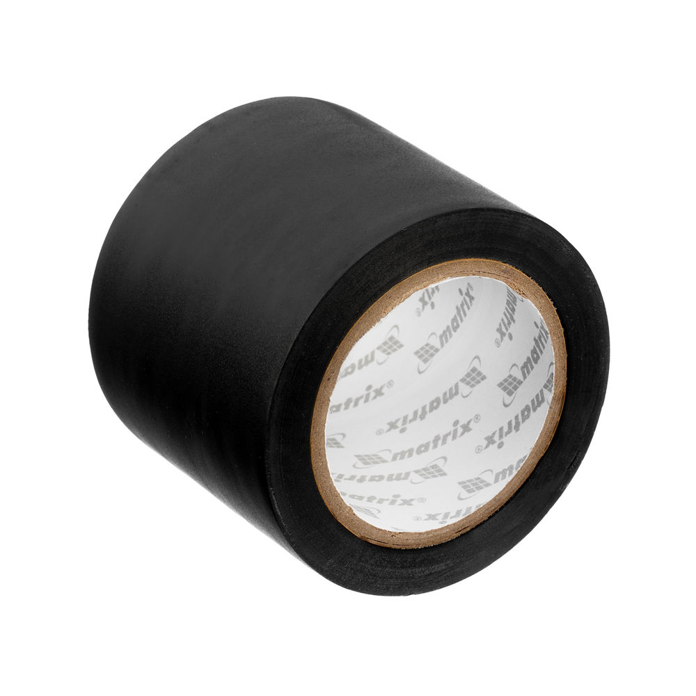 Изолента черная, 50 мм х 10 м Matrix (88858)